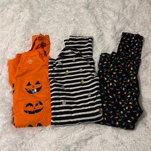 Bundle of 3 Holiday Tops, Sizes XL, XLP, L